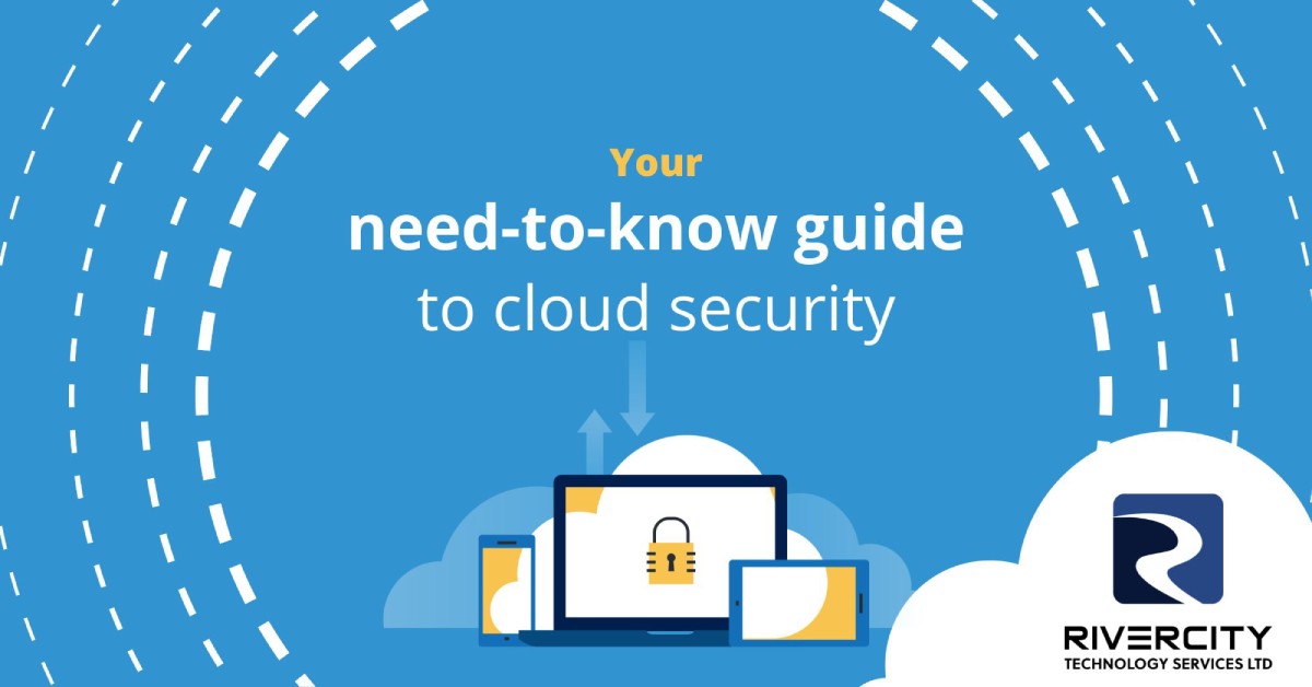Banner graphic with the text "Your need-to-know guide to cloud security"