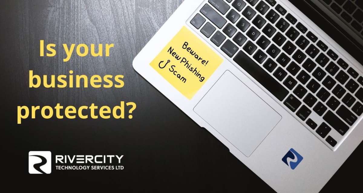 Banner with the text "Is Your Business protected?"